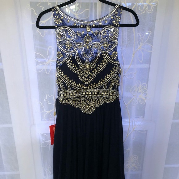 Long Blue Dress - Picture 2 of 3